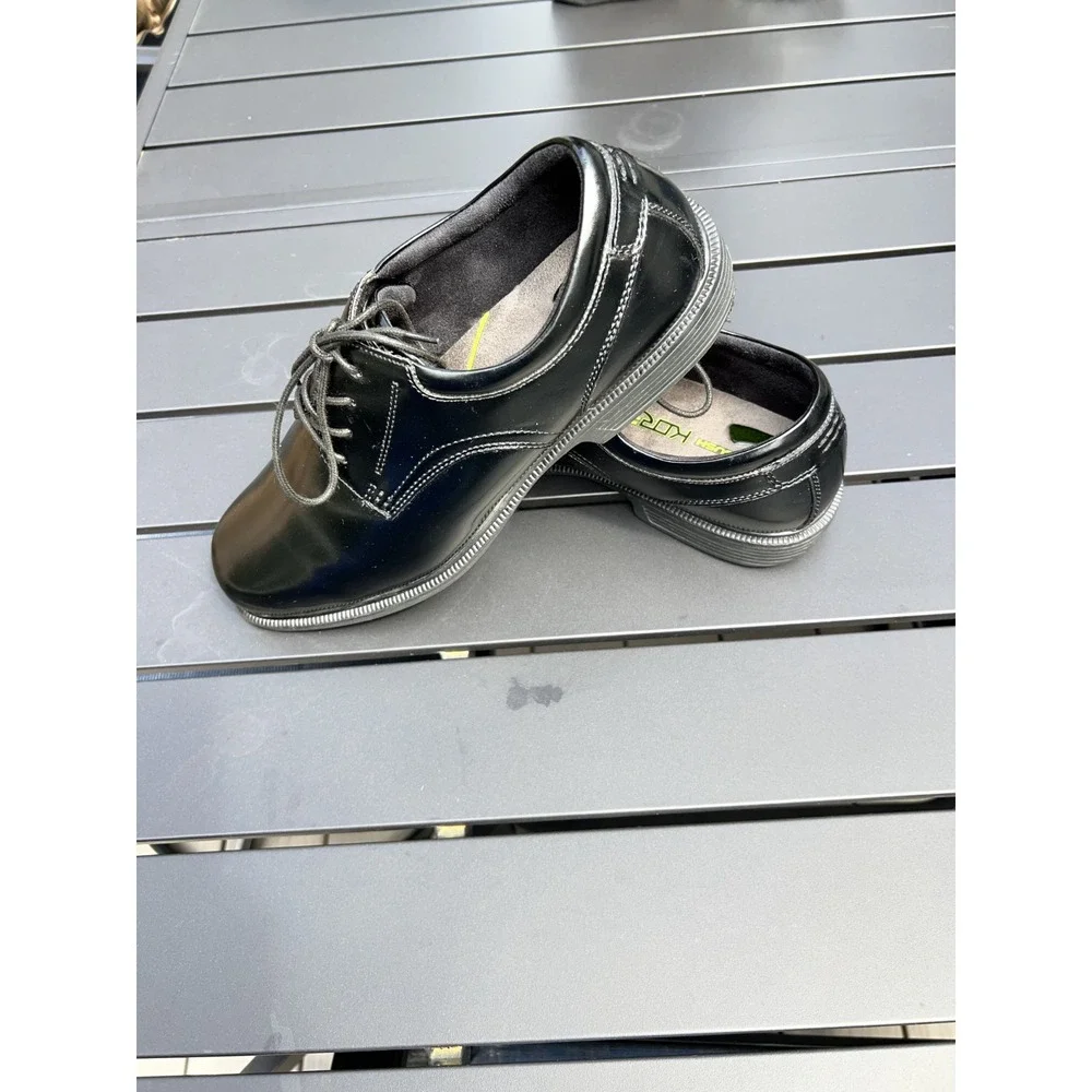 Nunn Bush KORE Comfort Gel Men's Black Leather Oxford Dress Shoes Size 13 M